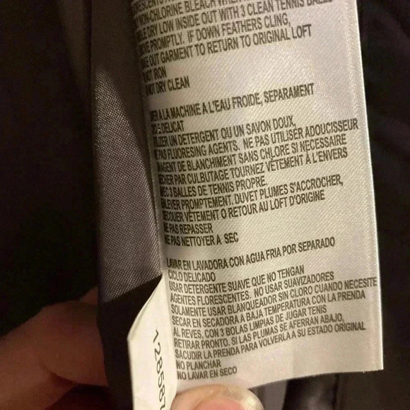 Michael Kors Down Feather Coat Grey Sz. XS - Picture 3 of 8